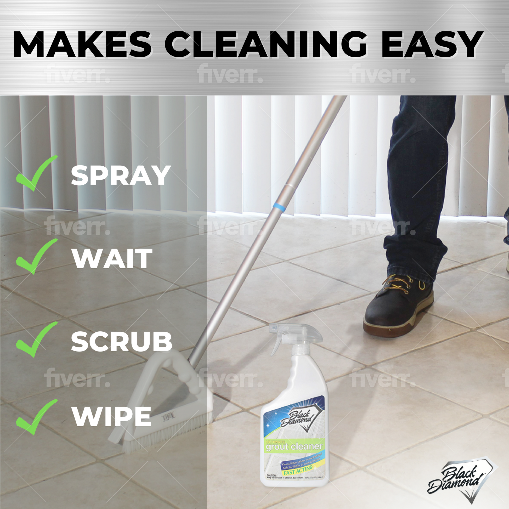 Ultimate grout cleaner