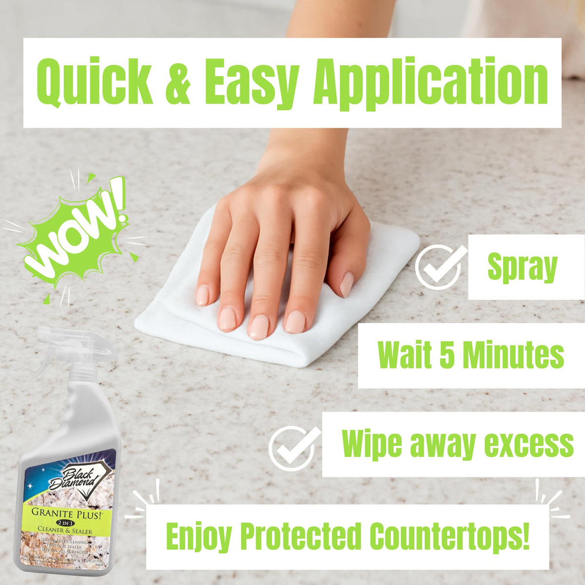 Granite Plus Cleaner & Sealer + Ultimate Grout Cleaner, 2-Pack