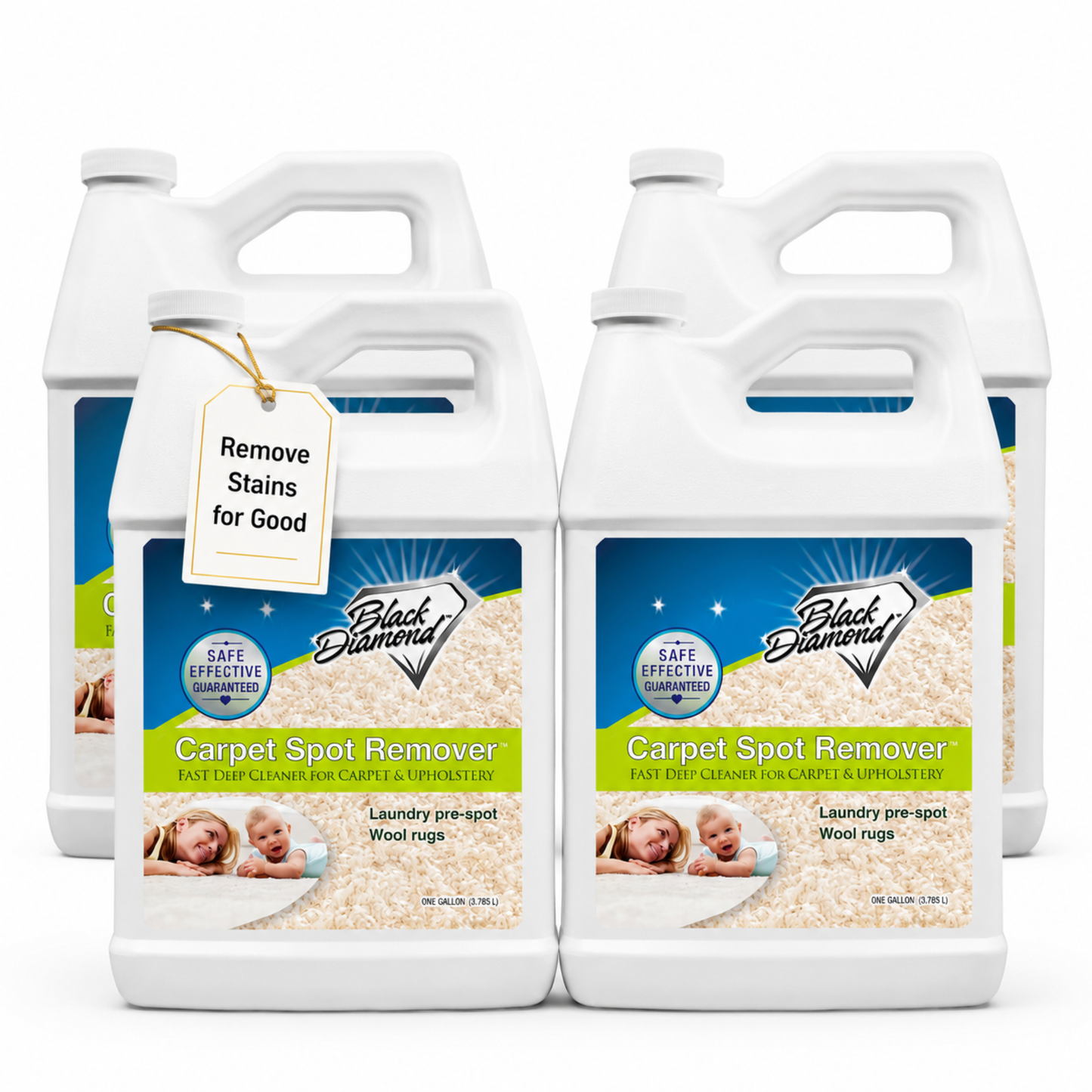 Black Diamond Stoneworks Carpet Spot Remover – Carpet & Upholstery Cleaner for Rugs, Couches, Car Seats & Fabric Surfaces – Removes Dirt, Pet Messes, Coffee & Wine Stains