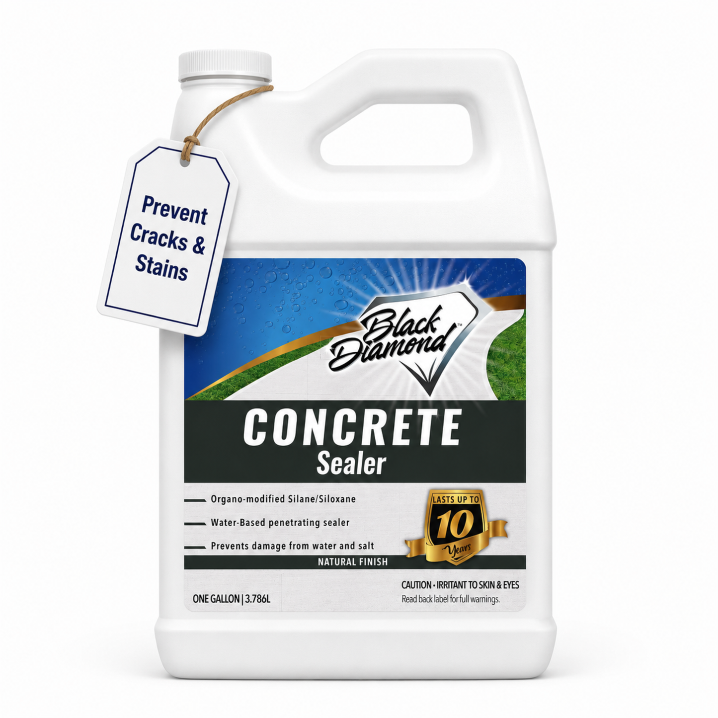 Concrete Sealer Clear Penetrating Waterproofing Spray, The Best Sealant to Seal Your Driveway, Cement Patio Pavers, Brick, Stone Or Any Outdoor Hard Surface.