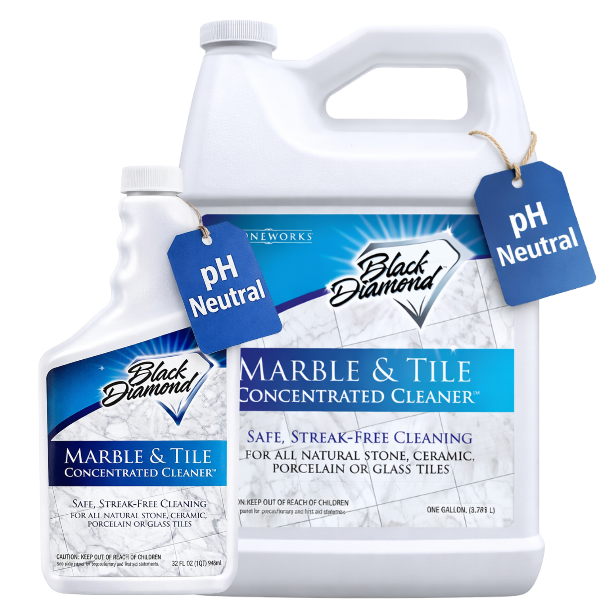 Marble and tile concentrated cleaner bottle