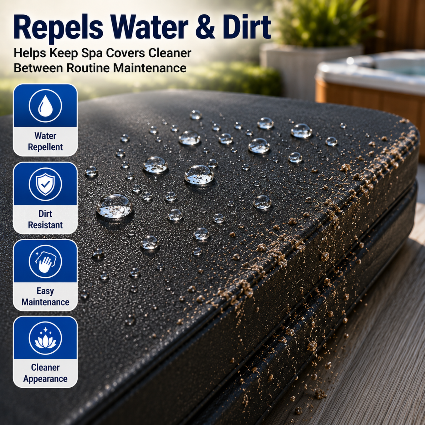 Ultimate UV/Restore Spa & Hot Tub Cover Cleaner and Protectant Treatment. Conditioner for Vinyl Cover Conditioner Spray Restores Your Cover to Look New. Simply Easy to Use
