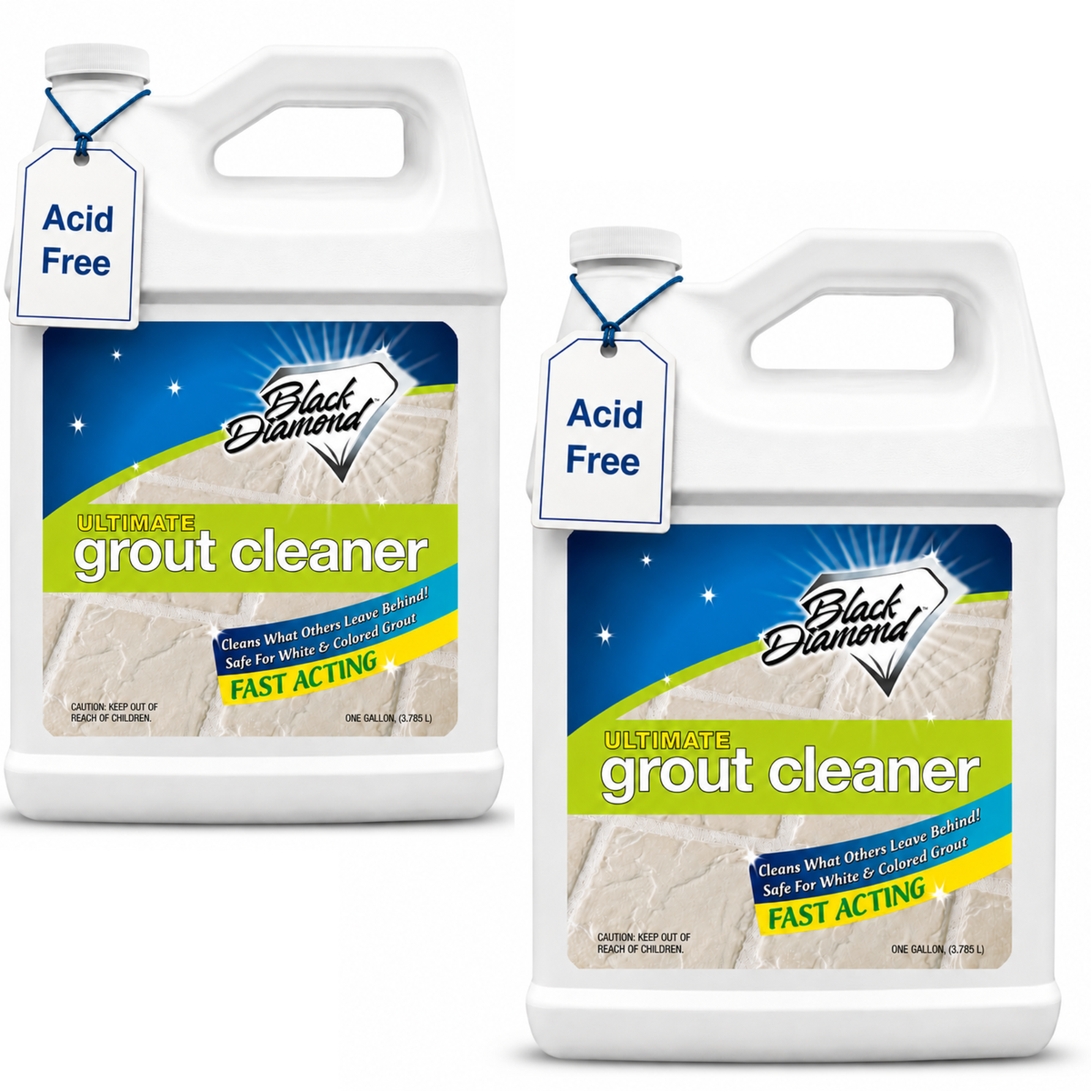 Ultimate Grout Cleaner for Tile Floors — Acid-Free Deep Cleaner Removes Grease, Dirt & Soap Scum Without Damaging Grout — Safe for Marble and All Natural Stone