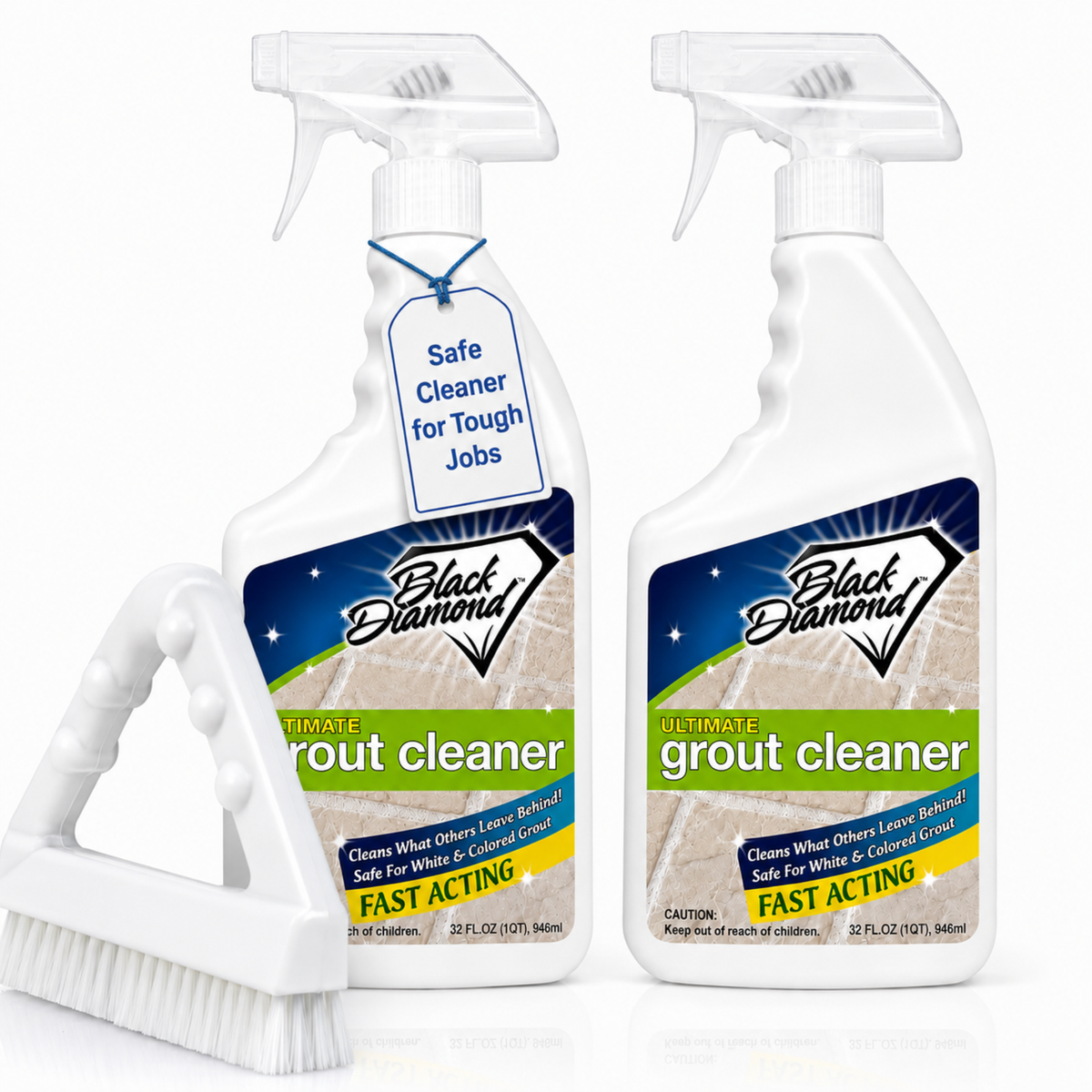 Ultimate Grout Cleaner for Tile Floors — Acid-Free Deep Cleaner Removes Grease, Dirt & Soap Scum Without Damaging Grout — Safe for Marble and All Natural Stone