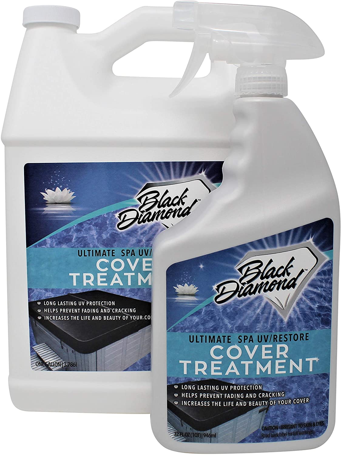 Ultimate Spa Hot Tub UV/Restore Cover Treatment, Protectant, Conditioner for Vinyl and Plastic.