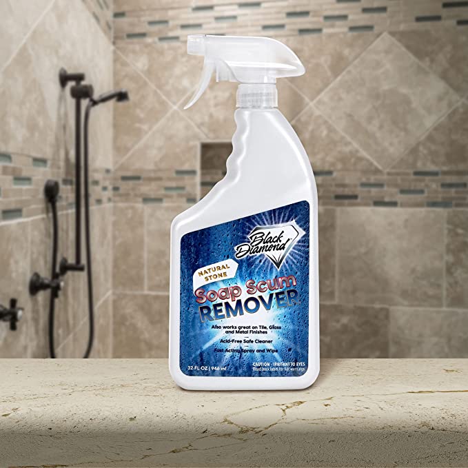 Scrub Free Soap Scum r Shower Glass Door Cleaner Works on Ceramic Tile,  Chrome, Plastic and More Bathroom Cleaner Bathroom Glass Descaler To Tile  Faucet r Tub Cleaner Clearance 60ml 